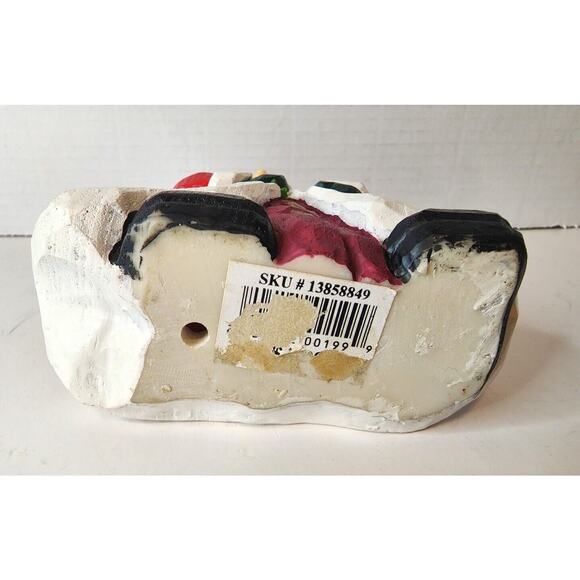 VTG SANTA CLAUS With TOY SACK 8 INCH Figurine RARE. EXCELLENT CONDITION HOLIDAY - Picture 8 of 8